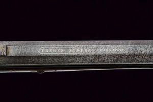 Fucile da tiro a luminello con baionetta di Bristlen e Siber  - Asta Rare Armi Antiche e Armature da Tutto il Mondo - Associazione Nazionale - Case d'Asta italiane