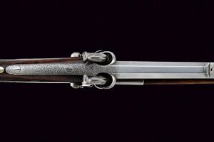 Sovrapposto a luminello firmato Pirko  - Asta Rare Armi Antiche e Armature da Tutto il Mondo - Associazione Nazionale - Case d'Asta italiane