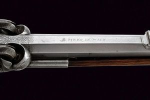 Sovrapposto a luminello firmato Pirko  - Asta Rare Armi Antiche e Armature da Tutto il Mondo - Associazione Nazionale - Case d'Asta italiane