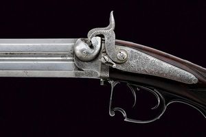 Sovrapposto a luminello firmato Pirko  - Asta Rare Armi Antiche e Armature da Tutto il Mondo - Associazione Nazionale - Case d'Asta italiane