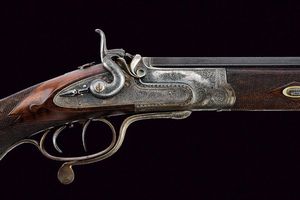 Bellissimo fucile da tiro a percussione centrale di regia appartenenza  - Asta Rare Armi Antiche e Armature da Tutto il Mondo - Associazione Nazionale - Case d'Asta italiane