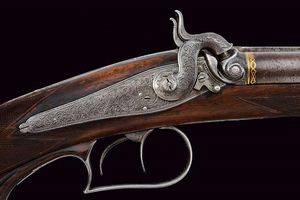 Bella doppietta a luminello di Karl Pirko  - Asta Rare Armi Antiche e Armature da Tutto il Mondo - Associazione Nazionale - Case d'Asta italiane