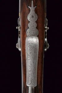 Bella doppietta a luminello di Karl Pirko  - Asta Rare Armi Antiche e Armature da Tutto il Mondo - Associazione Nazionale - Case d'Asta italiane