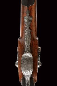 Bellissima e rara doppietta a luminello di Johannes Hofer  - Asta Rare Armi Antiche e Armature da Tutto il Mondo - Associazione Nazionale - Case d'Asta italiane