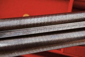 Fine doppietta a retrocarica di Stephen Grant, in cassetta  - Asta Rare Armi Antiche e Armature da Tutto il Mondo - Associazione Nazionale - Case d'Asta italiane