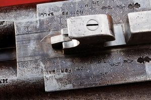 Fine doppietta a retrocarica di Stephen Grant, in cassetta  - Asta Rare Armi Antiche e Armature da Tutto il Mondo - Associazione Nazionale - Case d'Asta italiane