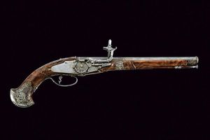 Fine pistola a ruota attribuita a Giovan Antonio Gavacciolo  - Asta Rare Armi Antiche e Armature da Tutto il Mondo - Associazione Nazionale - Case d'Asta italiane