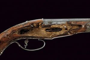 Fine pistola a ruota attribuita a Giovan Antonio Gavacciolo  - Asta Rare Armi Antiche e Armature da Tutto il Mondo - Associazione Nazionale - Case d'Asta italiane