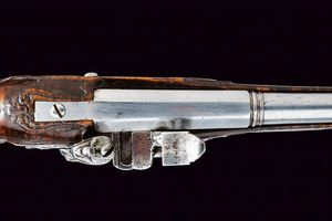 Pistola alla fiorentina con bellissima batteria  - Asta Rare Armi Antiche e Armature da Tutto il Mondo - Associazione Nazionale - Case d'Asta italiane