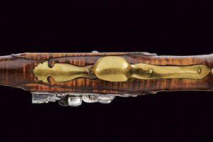 Pistola alla fiorentina con bellissima batteria  - Asta Rare Armi Antiche e Armature da Tutto il Mondo - Associazione Nazionale - Case d'Asta italiane