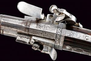 Rara pistola Wender a pietra focaia, da viaggio  - Asta Rare Armi Antiche e Armature da Tutto il Mondo - Associazione Nazionale - Case d'Asta italiane