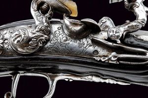 Bellissima pistola alla fiorentina de Il Pacini  - Asta Rare Armi Antiche e Armature da Tutto il Mondo - Associazione Nazionale - Case d'Asta italiane