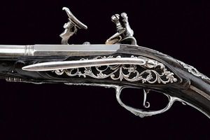 Bellissima pistola alla fiorentina de Il Pacini  - Asta Rare Armi Antiche e Armature da Tutto il Mondo - Associazione Nazionale - Case d'Asta italiane