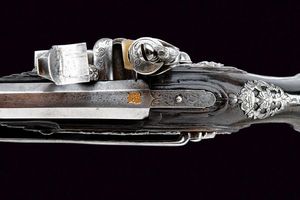 Bellissima pistola alla fiorentina de Il Pacini  - Asta Rare Armi Antiche e Armature da Tutto il Mondo - Associazione Nazionale - Case d'Asta italiane