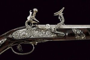 Bellissimo pistoletto alla fiorentina  - Asta Rare Armi Antiche e Armature da Tutto il Mondo - Associazione Nazionale - Case d'Asta italiane