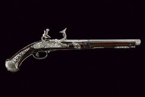 Bellissimo pistoletto alla fiorentina  - Asta Rare Armi Antiche e Armature da Tutto il Mondo - Associazione Nazionale - Case d'Asta italiane