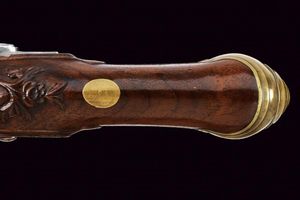 Elegante paio di pistole alla fiorentina da viaggio de Il Corsini  - Asta Rare Armi Antiche e Armature da Tutto il Mondo - Associazione Nazionale - Case d'Asta italiane