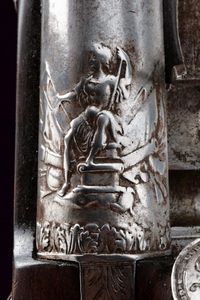 Interessante paio di pistole a pietra focaia con bellissimi fornimenti  - Asta Rare Armi Antiche e Armature da Tutto il Mondo - Associazione Nazionale - Case d'Asta italiane