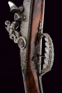 Bellissimo paio di pistole a pietra focaia  - Asta Rare Armi Antiche e Armature da Tutto il Mondo - Associazione Nazionale - Case d'Asta italiane