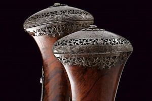 Bellissimo paio di pistole a pietra focaia  - Asta Rare Armi Antiche e Armature da Tutto il Mondo - Associazione Nazionale - Case d'Asta italiane