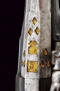 Bella pistola alla micheletta ridotta a luminello, da ufficiale  - Asta Rare Armi Antiche e Armature da Tutto il Mondo - Associazione Nazionale - Case d'Asta italiane