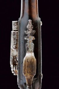 Bella pistola alla micheletta ridotta a luminello, da ufficiale  - Asta Rare Armi Antiche e Armature da Tutto il Mondo - Associazione Nazionale - Case d'Asta italiane