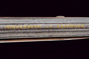 Bellissima pistola a luminello da tiro di Morgenroth  - Asta Rare Armi Antiche e Armature da Tutto il Mondo - Associazione Nazionale - Case d'Asta italiane