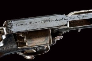 Revolver a luminello brevetto Tranter di Francis Marquis a Parigi  - Asta Rare Armi Antiche e Armature da Tutto il Mondo - Associazione Nazionale - Case d'Asta italiane