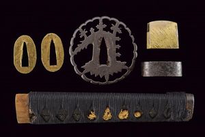 Wakizashi in koshirae, mei: Izumi no Kami Rai Kinmichi  - Asta Rare Armi Antiche e Armature da Tutto il Mondo - Associazione Nazionale - Case d'Asta italiane