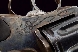 Revolver Francotte a percussione centrale  - Asta Rare Armi Antiche e Armature da Tutto il Mondo - Associazione Nazionale - Case d'Asta italiane