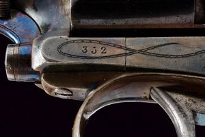 Revolver Francotte a percussione centrale  - Asta Rare Armi Antiche e Armature da Tutto il Mondo - Associazione Nazionale - Case d'Asta italiane
