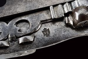 Bella ed elegante batteria alla micheletta  - Asta Rare Armi Antiche e Armature da Tutto il Mondo - Associazione Nazionale - Case d'Asta italiane