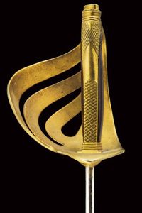 Sciabola da ufficiale della Guardia Nobile, epoca Papa Leone XIII  - Asta Rare Armi Antiche e Armature da Tutto il Mondo - Associazione Nazionale - Case d'Asta italiane