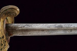 Sciabola da volontari pontifici  - Asta Rare Armi Antiche e Armature da Tutto il Mondo - Associazione Nazionale - Case d'Asta italiane