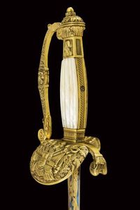 Bellissimo spadino da generale per tenuta di citt  - Asta Rare Armi Antiche e Armature da Tutto il Mondo - Associazione Nazionale - Case d'Asta italiane