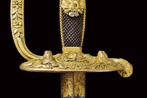 Importante e raro spadino da ufficiale generale  - Asta Rare Armi Antiche e Armature da Tutto il Mondo - Associazione Nazionale - Case d'Asta italiane