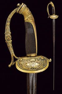 Spadino dell'Ordine Costantiniano di San Giorgio  - Asta Rare Armi Antiche e Armature da Tutto il Mondo - Associazione Nazionale - Case d'Asta italiane