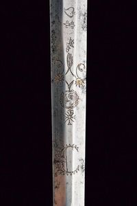 Rara spada da ufficiale  - Asta Rare Armi Antiche e Armature da Tutto il Mondo - Associazione Nazionale - Case d'Asta italiane