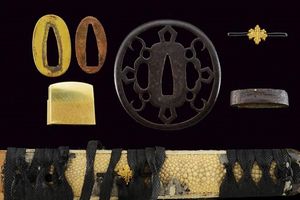 Katana in koshirae, mei: Daihoshi Kinmichi  - Asta Rare Armi Antiche e Armature da Tutto il Mondo - Associazione Nazionale - Case d'Asta italiane