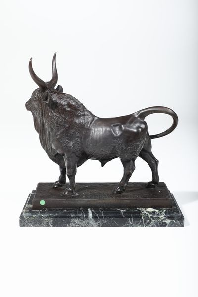 Jean Baptiste Clesinger : Studio del toro vincitore  - Asta Sculture del XIX e XX secolo - Associazione Nazionale - Case d'Asta italiane
