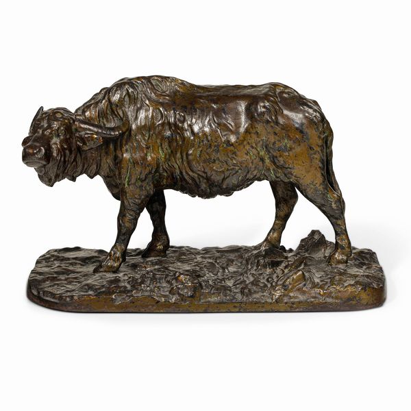 Antoine Louis Barye : Bufalo  - Asta Sculture del XIX e XX secolo - Associazione Nazionale - Case d'Asta italiane