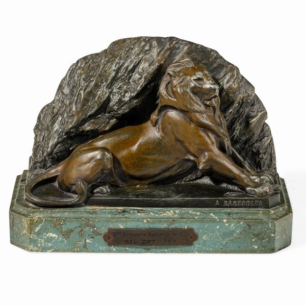 Modello di Fréderic Auguste Bartholdi (1834-1904). Leone di Belfort  - Asta Sculture del XIX e XX secolo - Associazione Nazionale - Case d'Asta italiane