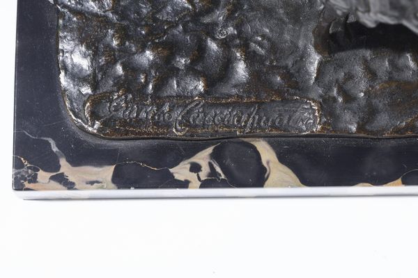 Guido Cacciapuoti : Due antilopi  - Asta Sculture del XIX e XX secolo - Associazione Nazionale - Case d'Asta italiane