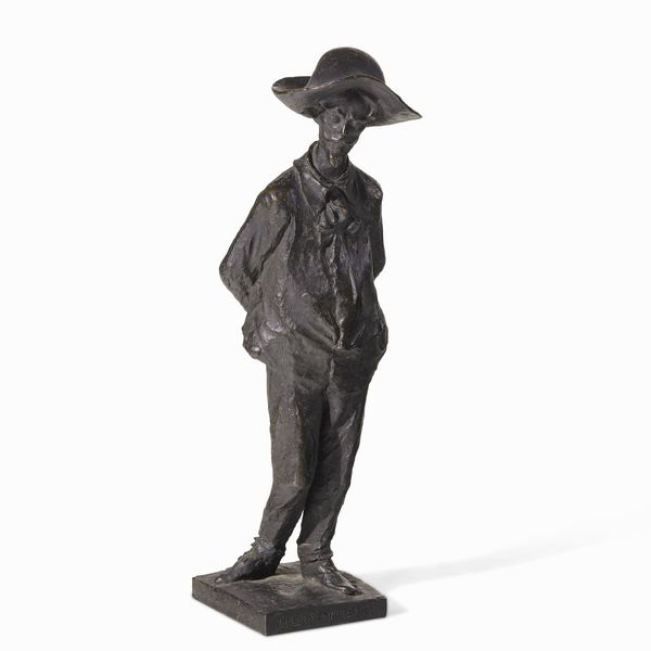 Mario Galli : Ritratto di Libero Andreotti, 1904  - Asta Sculture del XIX e XX secolo - Associazione Nazionale - Case d'Asta italiane