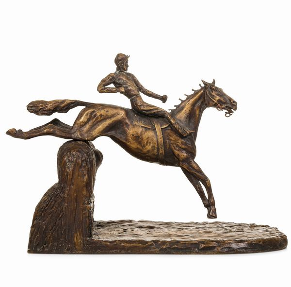 Marie Louise Radziwill, XX secolo Salto della siepe  - Asta Sculture del XIX e XX secolo - Associazione Nazionale - Case d'Asta italiane