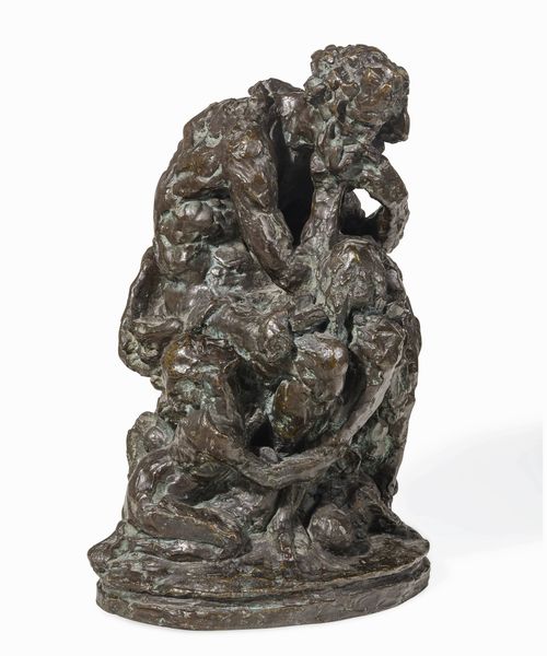 Jean Baptiste Carpeaux : Ugolino e i suoi figli  - Asta Sculture del XIX e XX secolo - Associazione Nazionale - Case d'Asta italiane