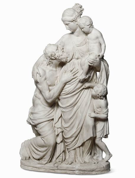 Plasticatore del XIX secolo La Carit romana  - Asta Sculture del XIX e XX secolo - Associazione Nazionale - Case d'Asta italiane