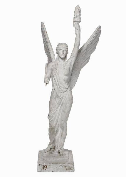 Antonio Maria Morera : Vittoria Alata  - Asta Sculture del XIX e XX secolo - Associazione Nazionale - Case d'Asta italiane