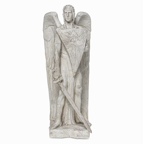 Antonio Maria Morera : Monumento ai caduti di Genova SantIlario  - Asta Sculture del XIX e XX secolo - Associazione Nazionale - Case d'Asta italiane