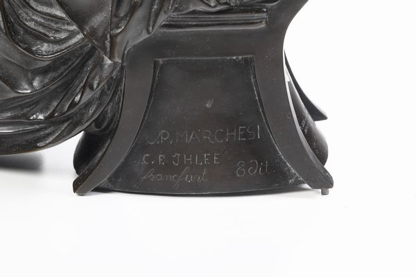Modello di Pompeo Marchesi (Saltrio 1789- Milano 1858) Goethe  - Asta Sculture del XIX e XX secolo - Associazione Nazionale - Case d'Asta italiane